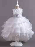 Elegant Children Trailing Princess Dress