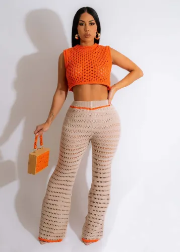Women's Fashion Knitting Crochet Outdoor Sports Casual Suits