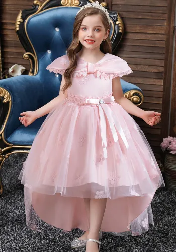 Girls' Puffy Princess Dress With Tail