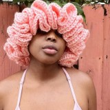 Fashion Crochet Ruffle Hat