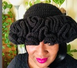 Fashion Crochet Ruffle Hat