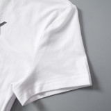 Women's Summer Fashion Letter Print Round Neck Short Sleeve T-Shirt Top