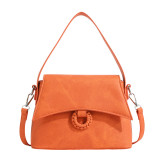 Fashion Square Bag Women's Trendy Handbag Popular Shoulder Crossbody Bag