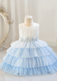 Children's Flower Girl Tutu Princess Dress Baby Girl's First Birthday Formal Party Dress