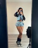 Women Multi-Pocket Vest and Casual Shorts Stretch Two-piece Set