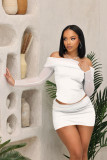 Women summer mesh Top and Skrit Casual two-piece set