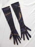 Women Mesh Gloves Leg Socks Sexy Lingerie Set