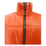 Women Solid Zipper Warm Padding Jacket