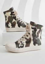 Women Style Camo Thick Sole Sneakers