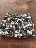 Camo Cargo Skirt Stretch Pocket Camouflage Mini Skirt