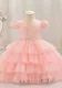 Girls' puffy gauze sequin princess dress