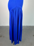 Women's Summer Fashion Round Neck Hollow Slim Waist Sleeveless Casual Dress