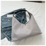 Casual Women's Canvas Bag Fashionable Handbag Crossbody Bag Trendy Patchwork Contrasting Shoulder Bag