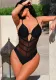 Women mesh patchwork one-piece Swimwear