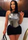 Women bodysuit and Skirt two-piece set