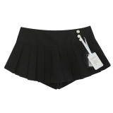 Women sexy pleated skirt