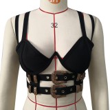 Women Sexy Hollow Belt Suspender Bra