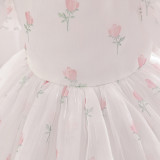 Girls' Puff Sleeves Princess Dresses Children's Dresses