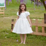 Children's Princess Dress Puff Sleeve Tutu Dress