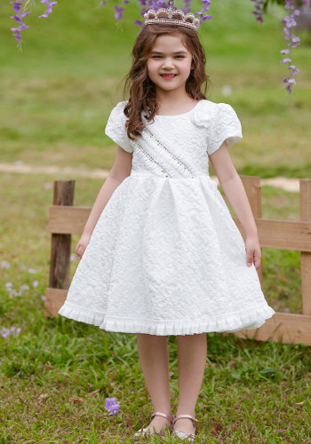 Children's Princess Dress Puff Sleeve Tutu Dress