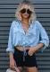 Spring And Summer New Fashion Casual Pocket Loose Shirt