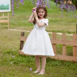 Children's Princess Dress Puff Sleeve Tutu Dress