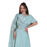 Muslim Women evening gown dress with belt