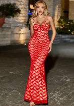 Women Sexy Fishtail Suspender Dress