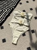 Sexy Hollow Flower One-Piece Swimsuit
