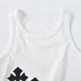 Women sexy patch vest Top