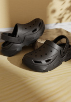Men's Croc Shoes Trendy Summer Beach Sandals Eva Couple Slippers Non-Slip Outdoor Wear