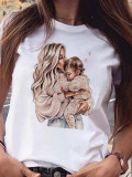 Women's Mother's Day Printed T-Shirts Fashionable Clothes