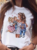 Women's Mother's Day Printed T-Shirts Fashionable Clothes
