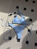 Women Solid Sexy Shell Chain swimwear