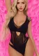 Women Slit Bikini One-piece No-Take Off Temptation Sexy Net Clothes Sexy Lingerie