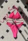 Women Solid Sexy Shell Chain swimwear
