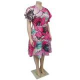 Spring Summer Style African Women's Clothing Chic Career Slim Plus Size Dress
