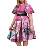 Spring Summer Style African Women's Clothing Chic Career Slim Plus Size Dress