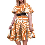 Spring Summer Style African Women's Clothing Chic Career Slim Plus Size Dress
