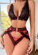 Women See-Through Lace Two Pieces Sexy Lingerie