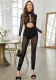 Women Hollow Jumpsuit Hollow Body Stockings Sexy Lingerie