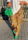 Women Casual Print Chic Pant