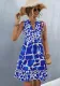 Women Sleeveless Printed Dress