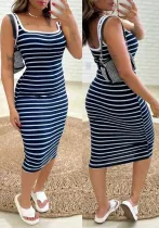 Fashion Women's Plaid Print Ruffle Dress