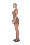 Women's Sexy Strap Slim Sleeveless Tight Fitting Jumpsuit