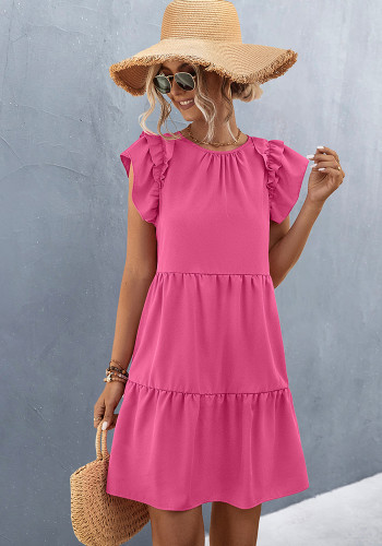 Spring Women's Solid Color Dress
