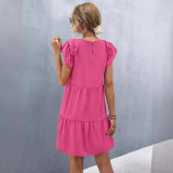 Spring Women's Solid Color Dress