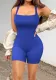 Women's Sexy Strap Slim Sleeveless Tight Fitting Jumpsuit