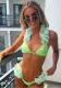 Flower Lace-Up Two Pieces Bikini Skirt Women Three-Piece Swimsuit