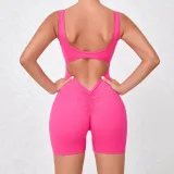 Women sports running fitness clothing Jumpsuit